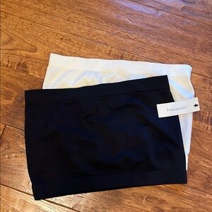 Francesca's Black and White Tube Tops